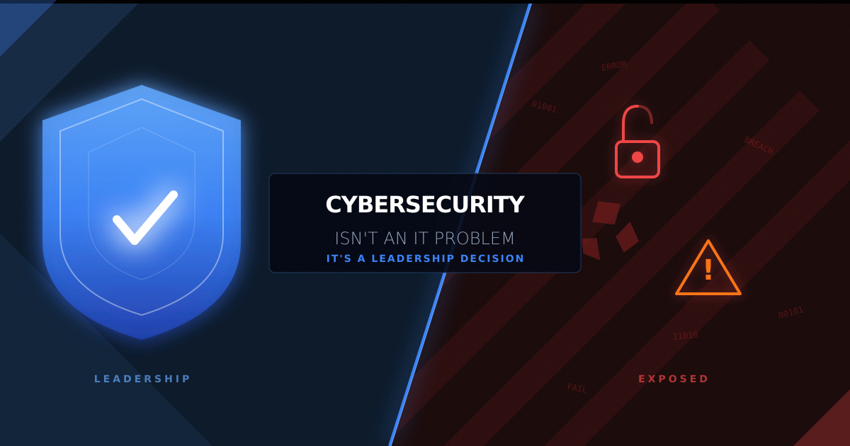 Cybersecurity Isn't an IT Problem. It's a Leadership Failure.