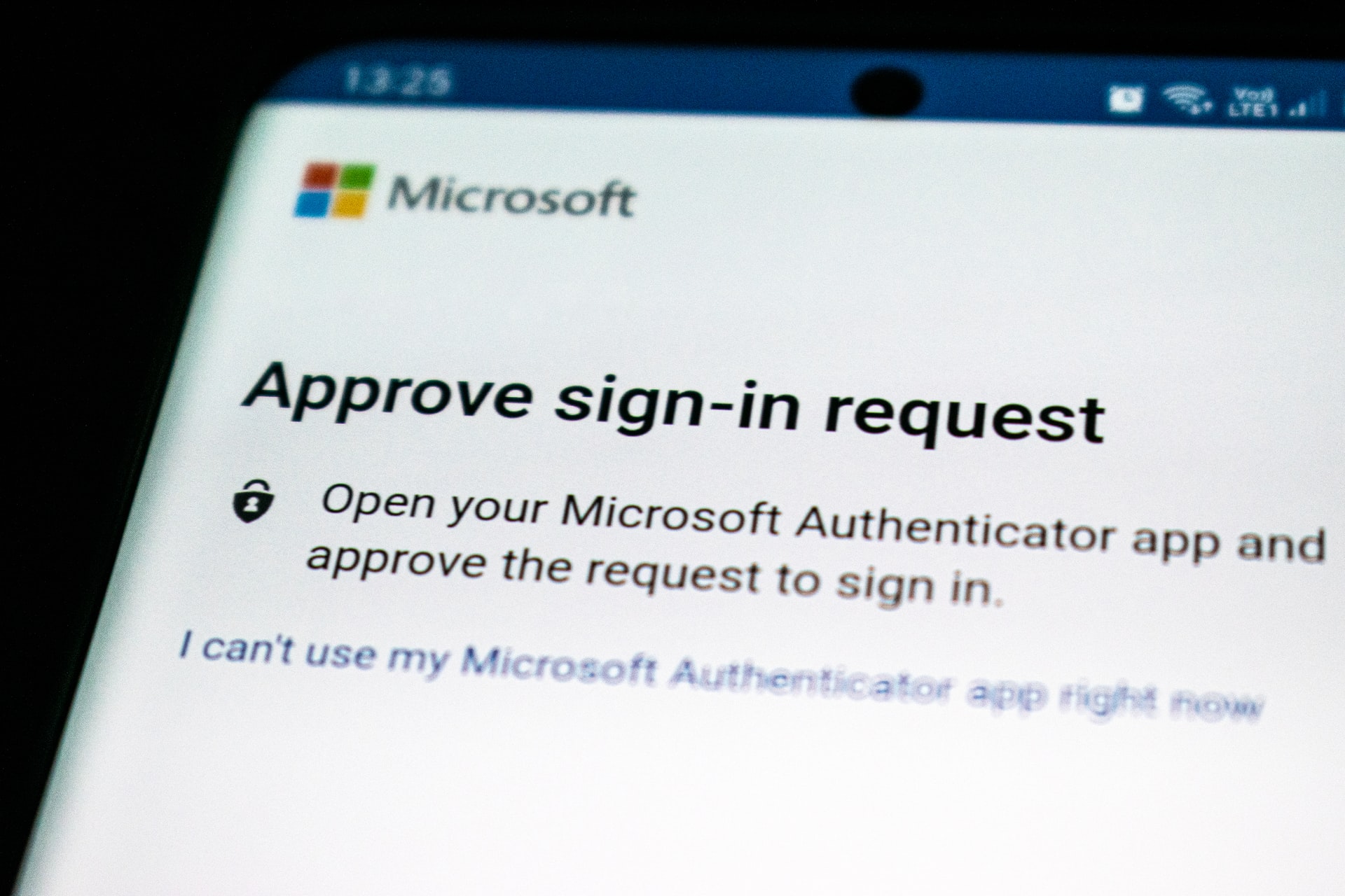 Picture of Microsoft Authenticator